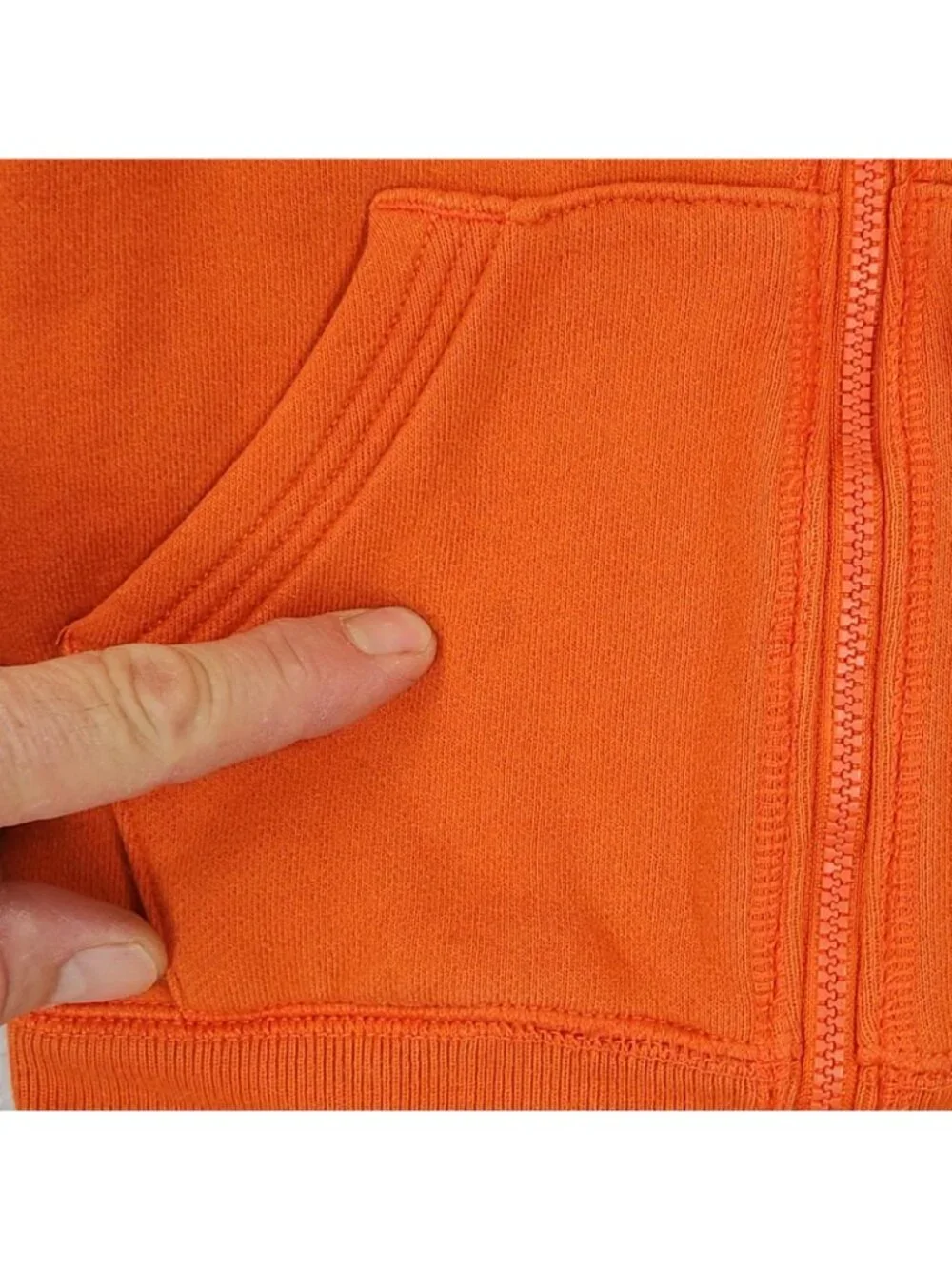 Carhartt Jacket Boys 24M Orange Hooded Hoodie Full Zip Realtree Camo Lined